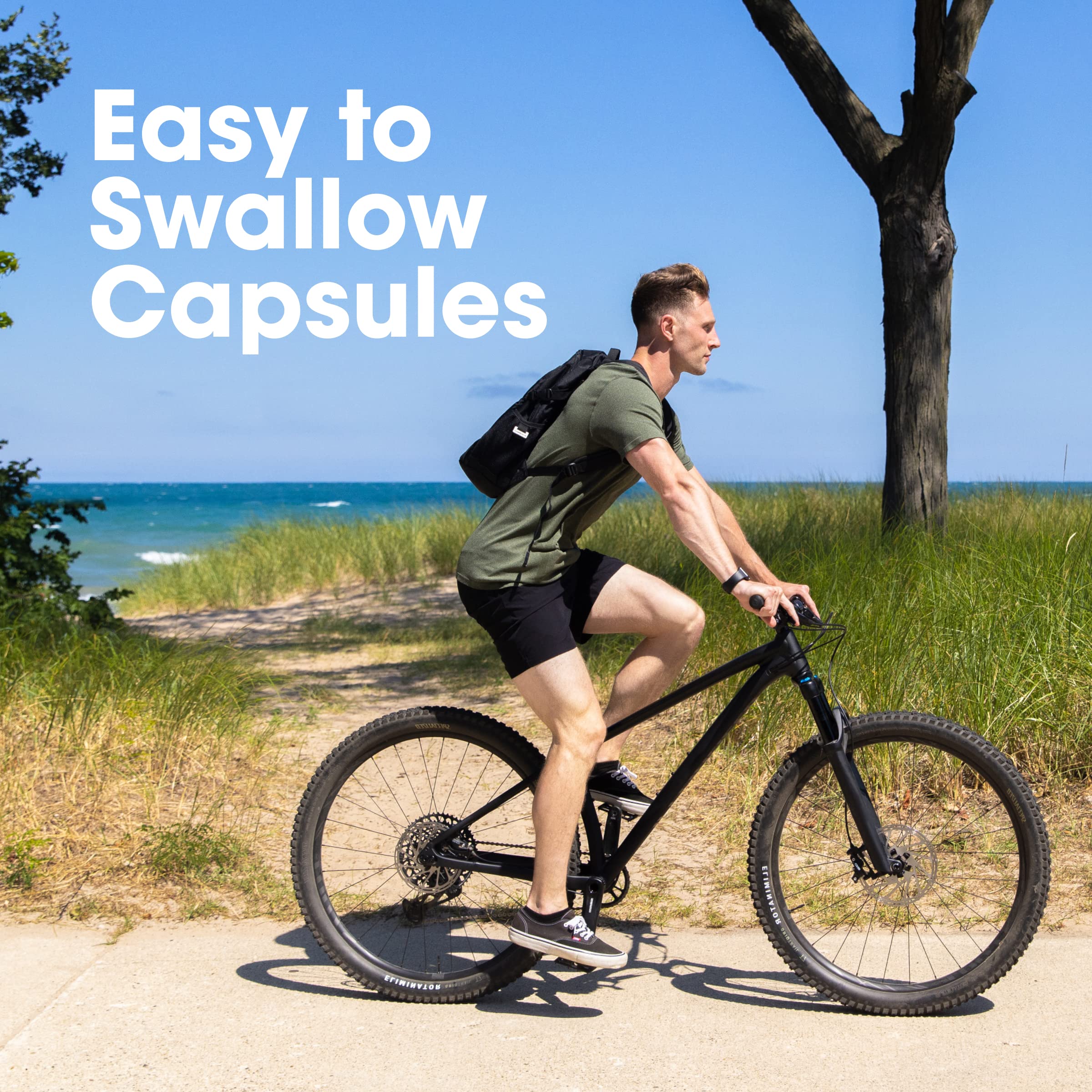 BCAA 1000 bottle with 400 capsules visible