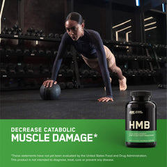 Nutritional facts panel for Optimum Nutrition HMB 1000 Caps