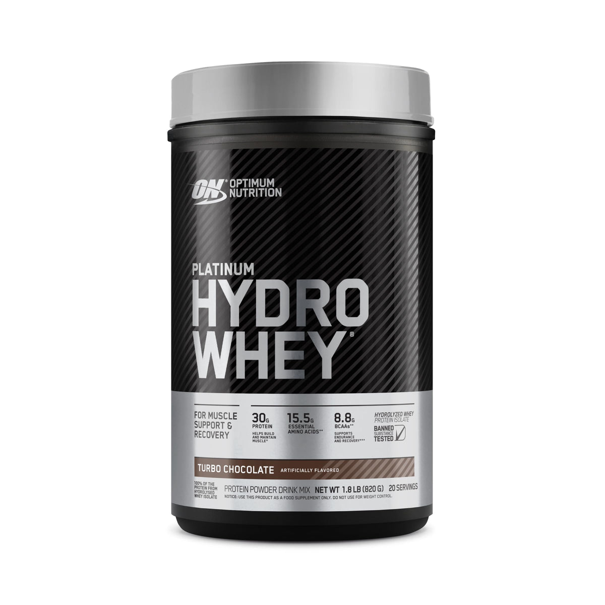 Optimum Nutrition Platinum Hydrowhey Turbo Chocolate tub
