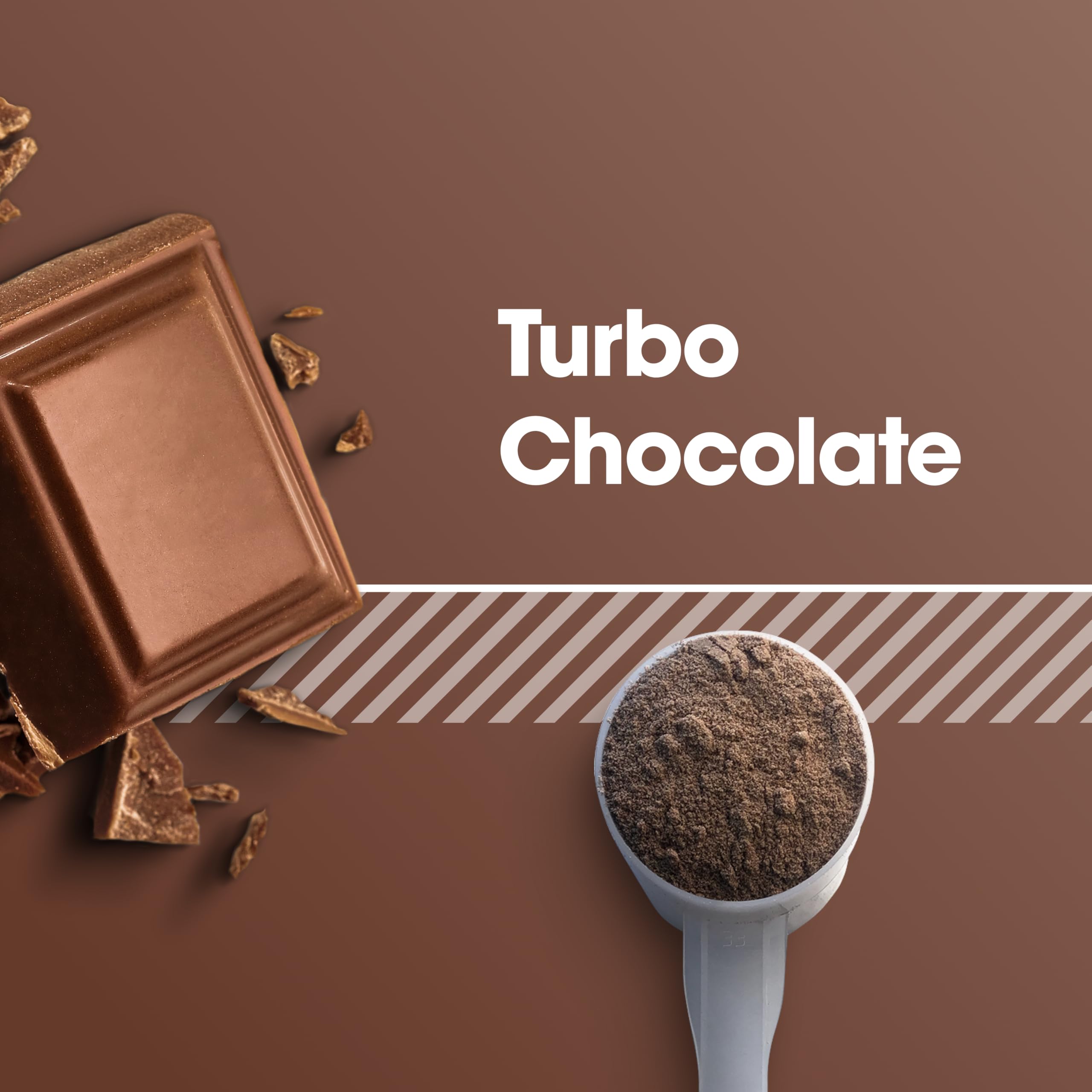 Optimum Nutrition Platinum Hydrowhey Turbo Chocolate pour ready-to-mix shake after exercise.