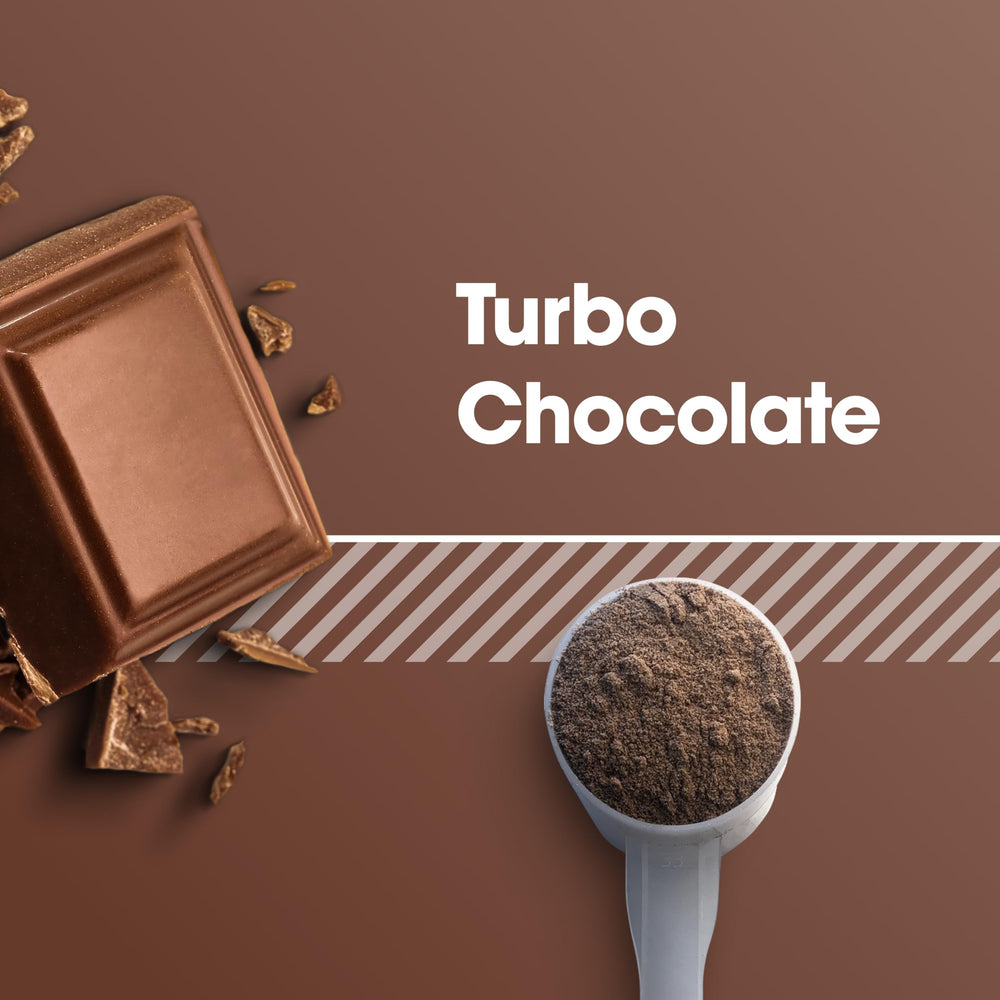Optimum Nutrition Platinum Hydrowhey Turbo Chocolate pour ready-to-mix shake after exercise.