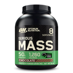 Optimum Nutrition Serious Mass chocolate 6 lb front view