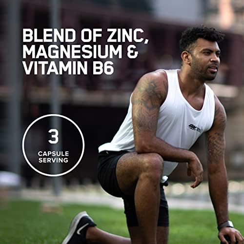 Front view of Optimum Nutrition Zinc Magnesium Aspartate bottle