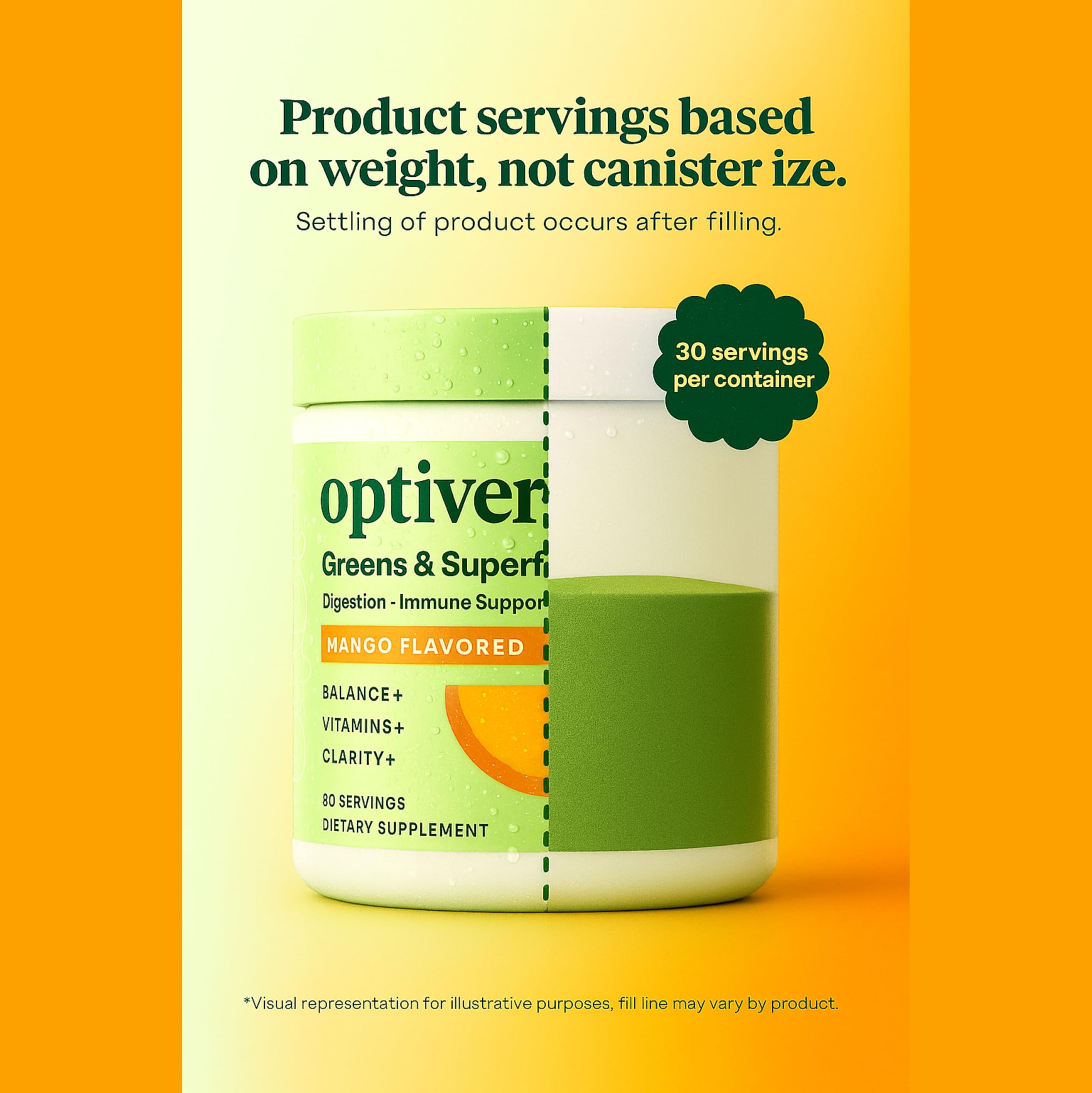 All-in-one detox, energy, and immune support greens solution