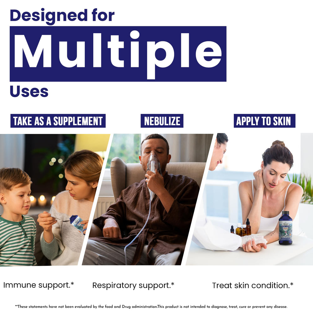 Illustration of nano silver particles suspended in purified water