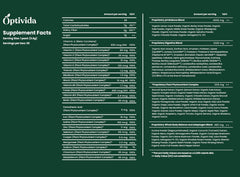 Ready-to-mix green drink with OPTIVIDA powder