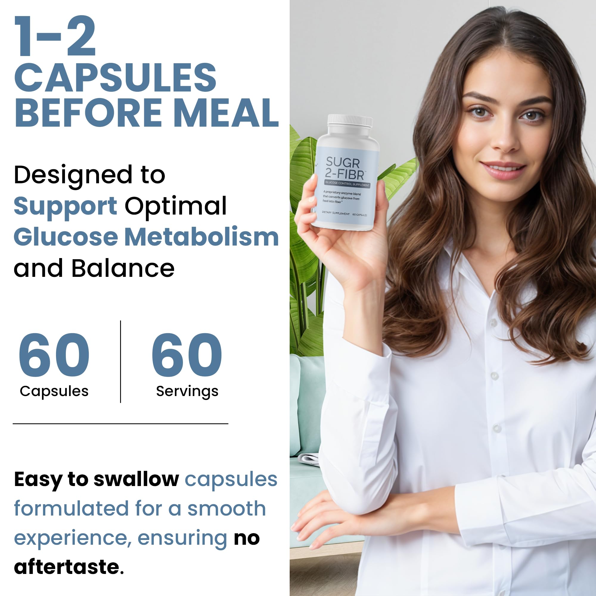 Ingredients panel for OPTIVIDA Sugr-2-Fibr