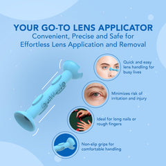 Close-up of OptiWand silicone rubber pinch-end tool