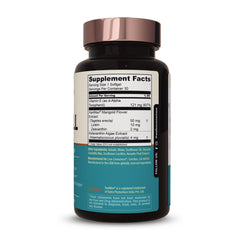 Close-up of OptiWell bottle showing AREDS2 vitamins