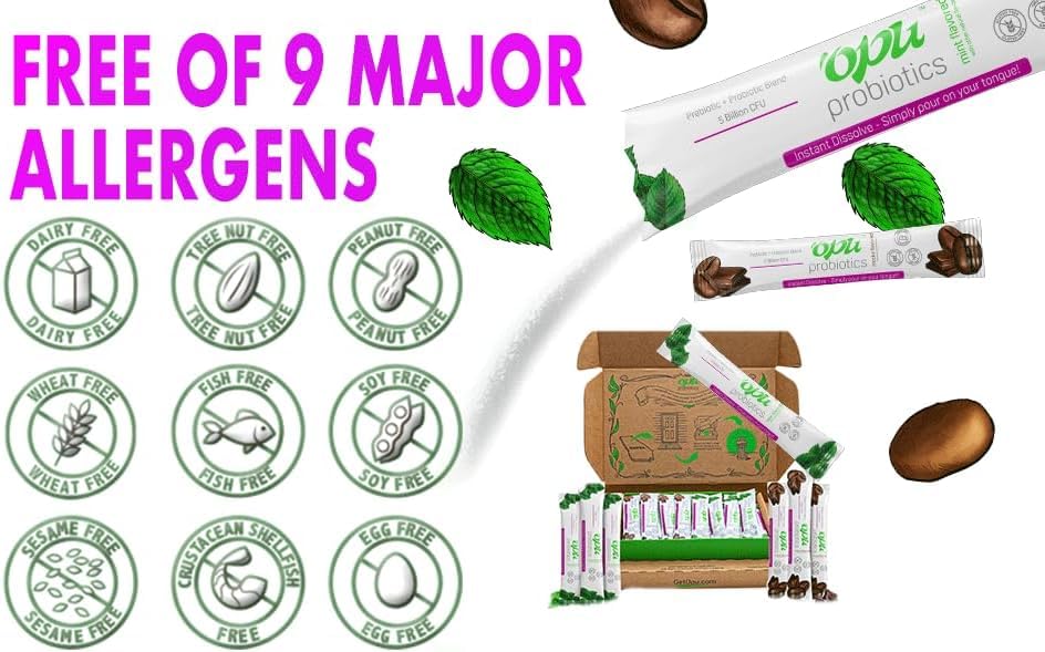 Made in USA eco-friendly recyclable packaging for Opu Probiotics