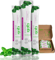 Mint flavor instant-dissolve probiotic powder pack