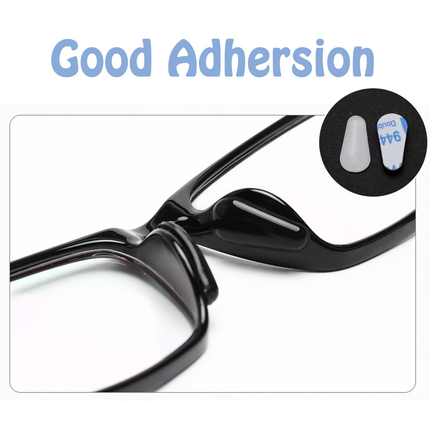 Self-adhesive backing exposed for easy application