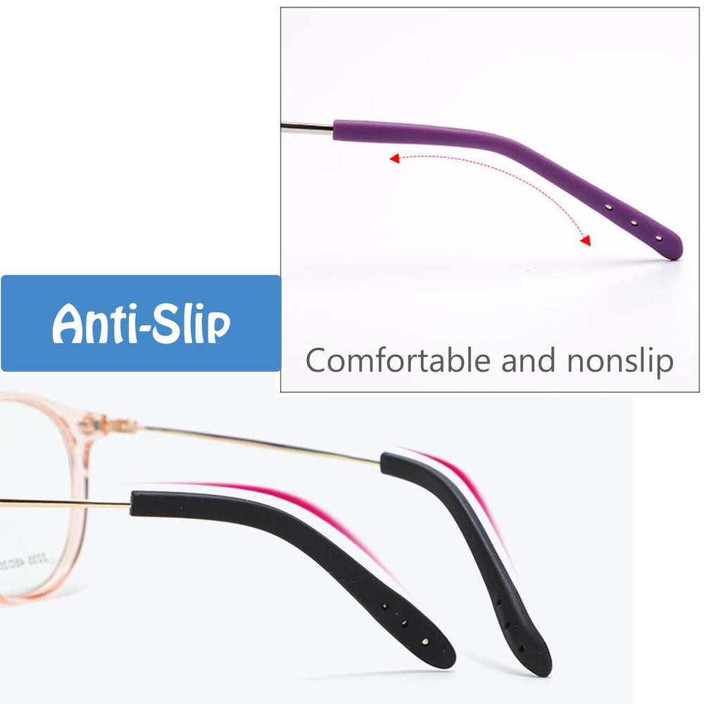 Eight pairs of replacement temple end tips for thin metal frames