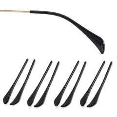 OPUGIT anti-slip eyeglass end tips black - 70 mm length - 4 pairs