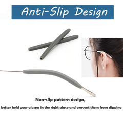 Close-up of OPUGIT silicone eyeglass ear cushions