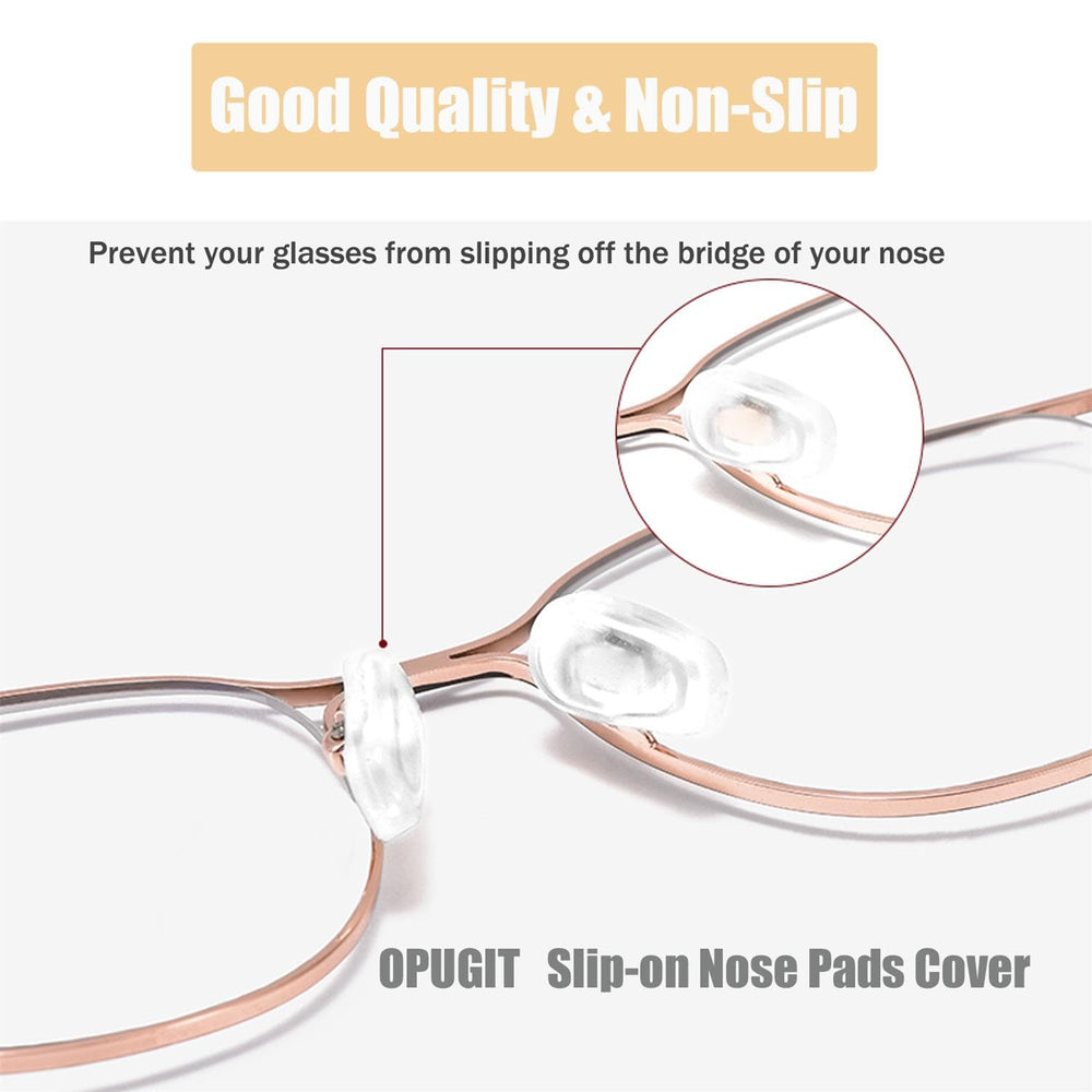 Close-up of OPUGIT black slip-on nose pads