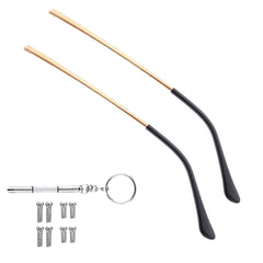 OPUGIT gold metal temple replacement for glasses
