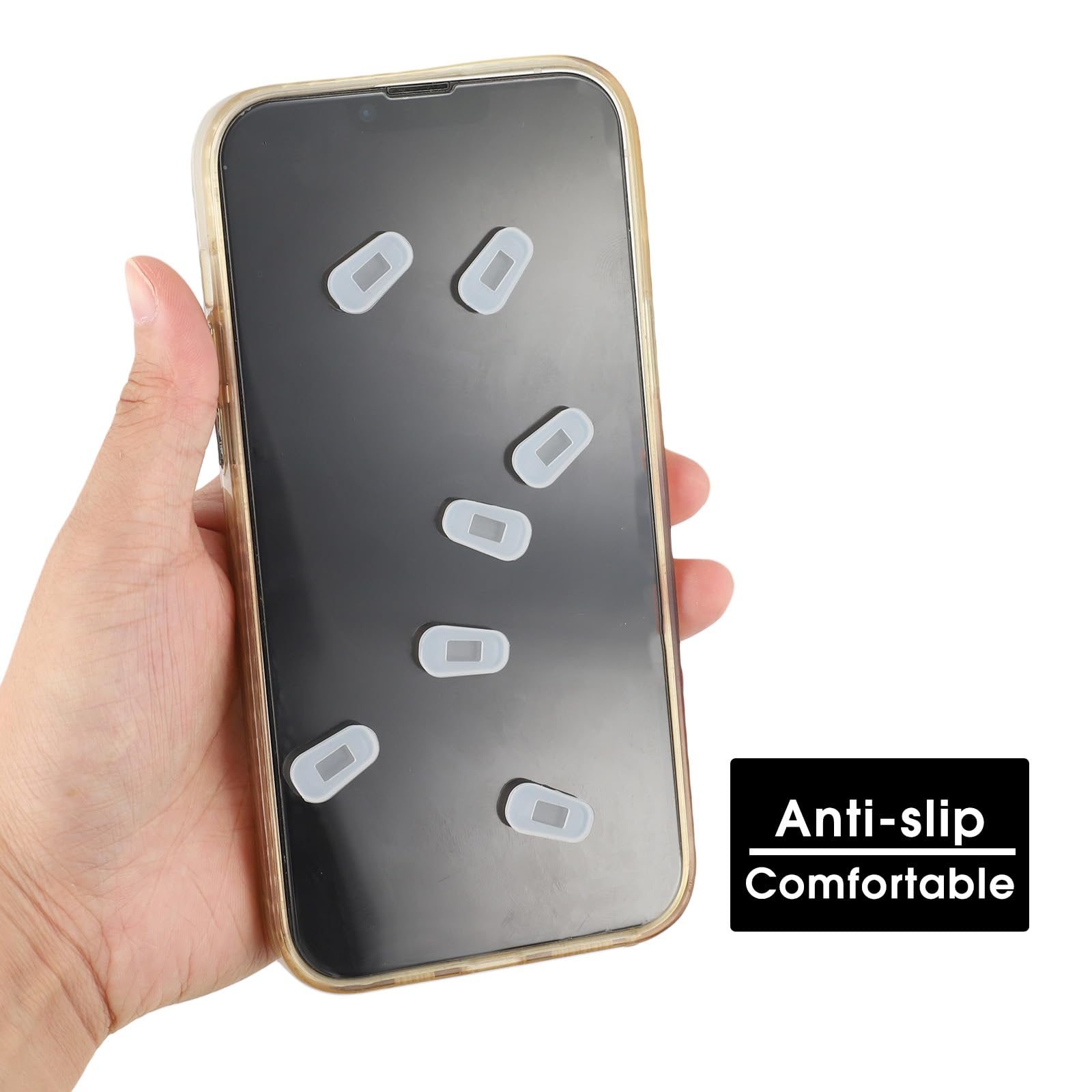 Black and white silicone nose pads set – image 5