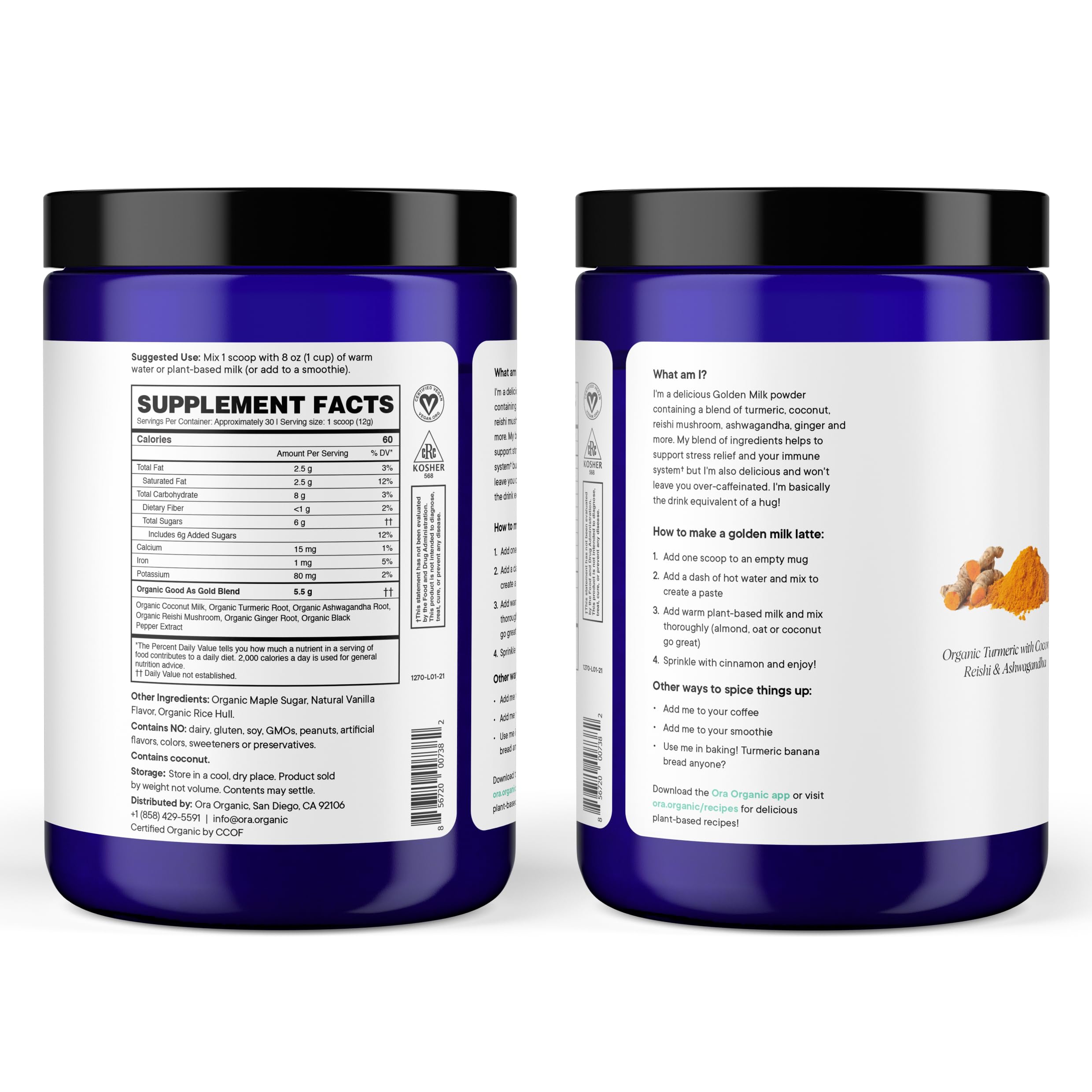 Turmeric with black pepper for enhanced absorption