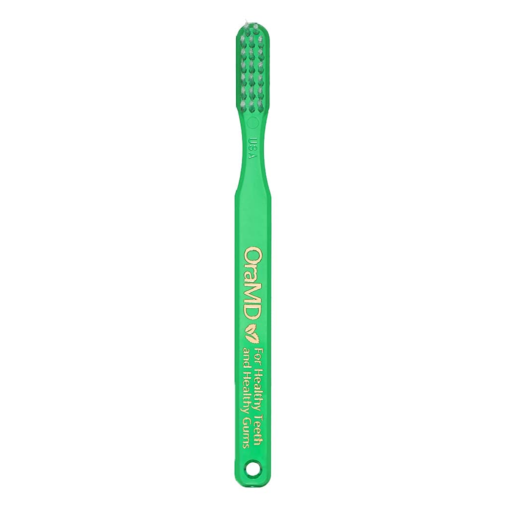 OraMD Soft Bristles Toothbrush pack of 6 - top view
