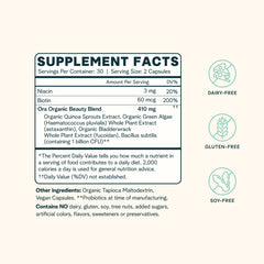 Astaxanthin and fucoidan from algae for anti-aging skin support