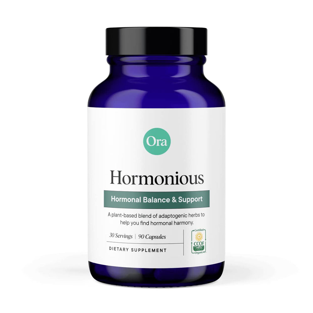 Ora Organic Hormone Balance supplement bottle – front view