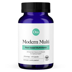 Ora Organic Plant Based Multivitamin bottle front view
