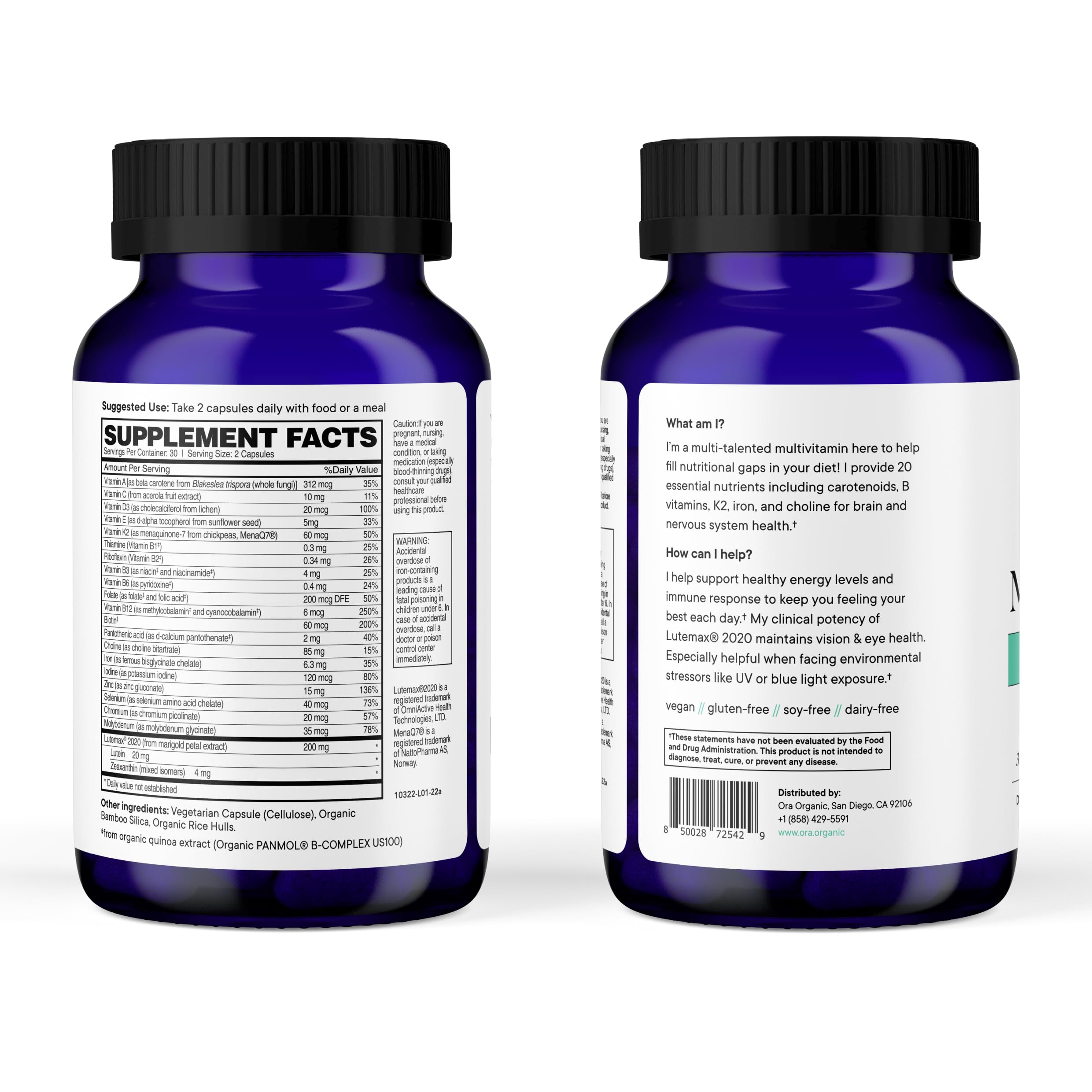 Certifications: vegan, cruelty-free, gluten-free, no artificial fillers