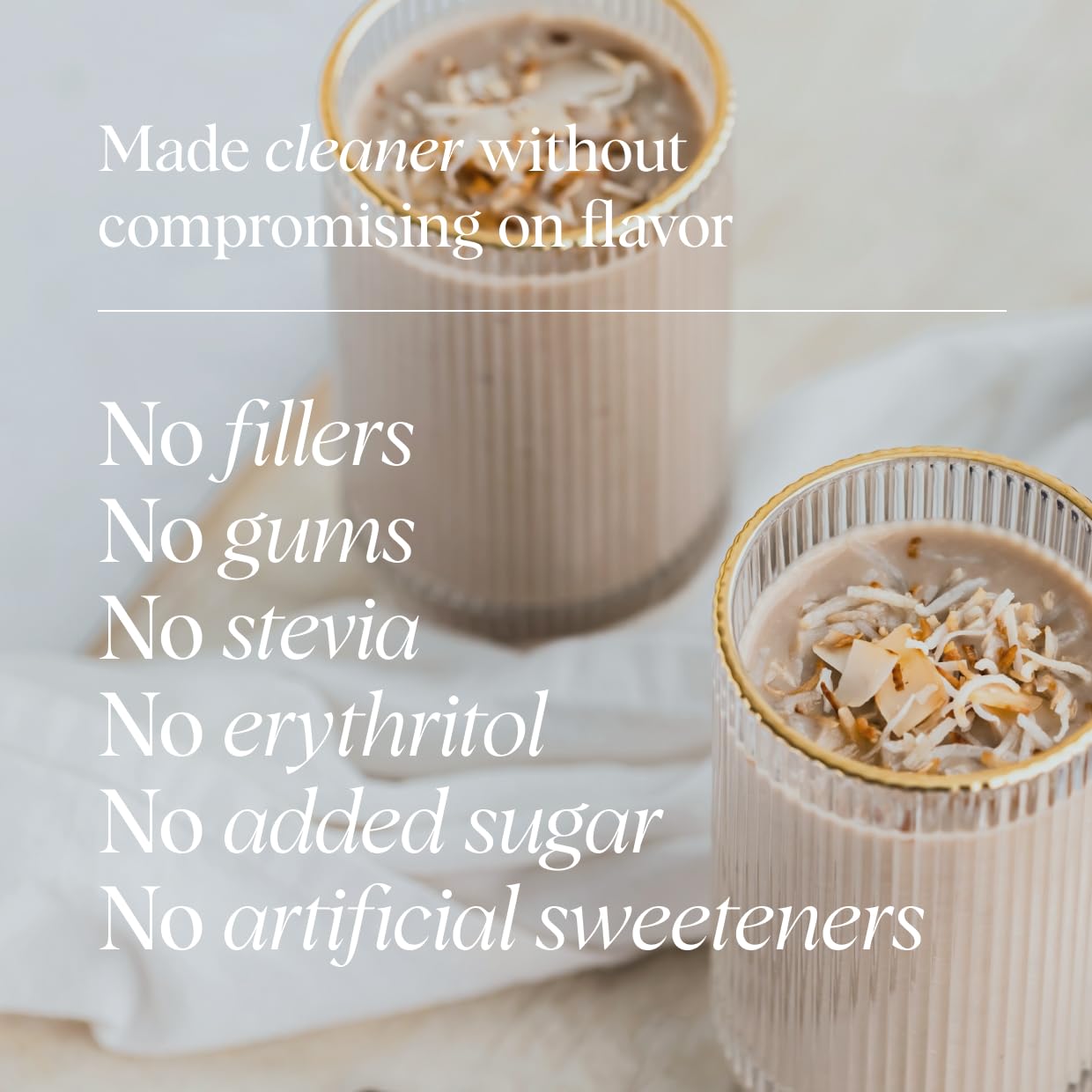 Ingredient list for Ora Organic Vanilla protein powder