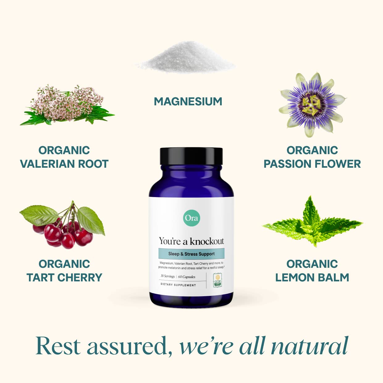 Magnesium citrate ingredient in Ora Organic Sleep Aid