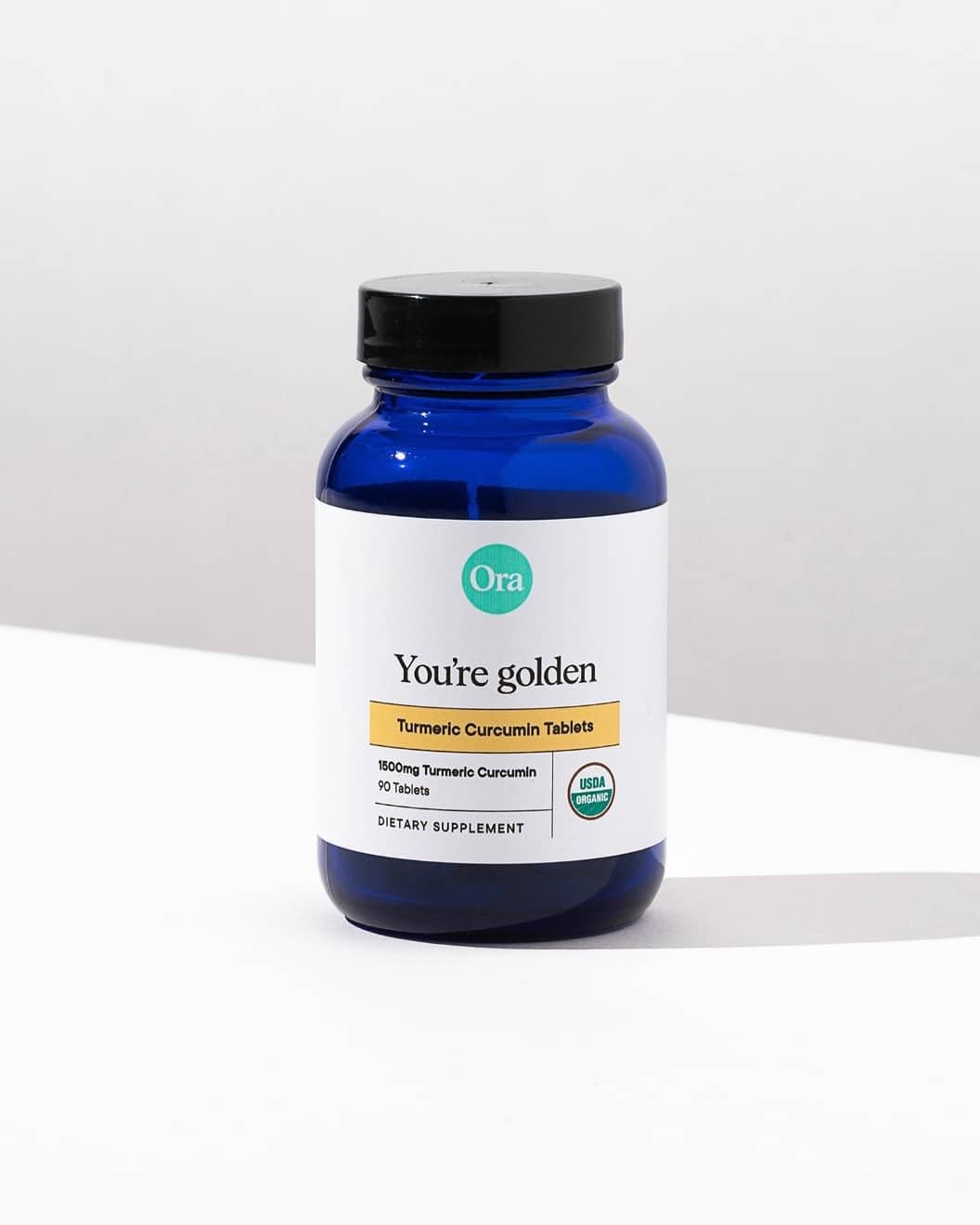 Lifestyle image showcasing healthy living with turmeric supplement