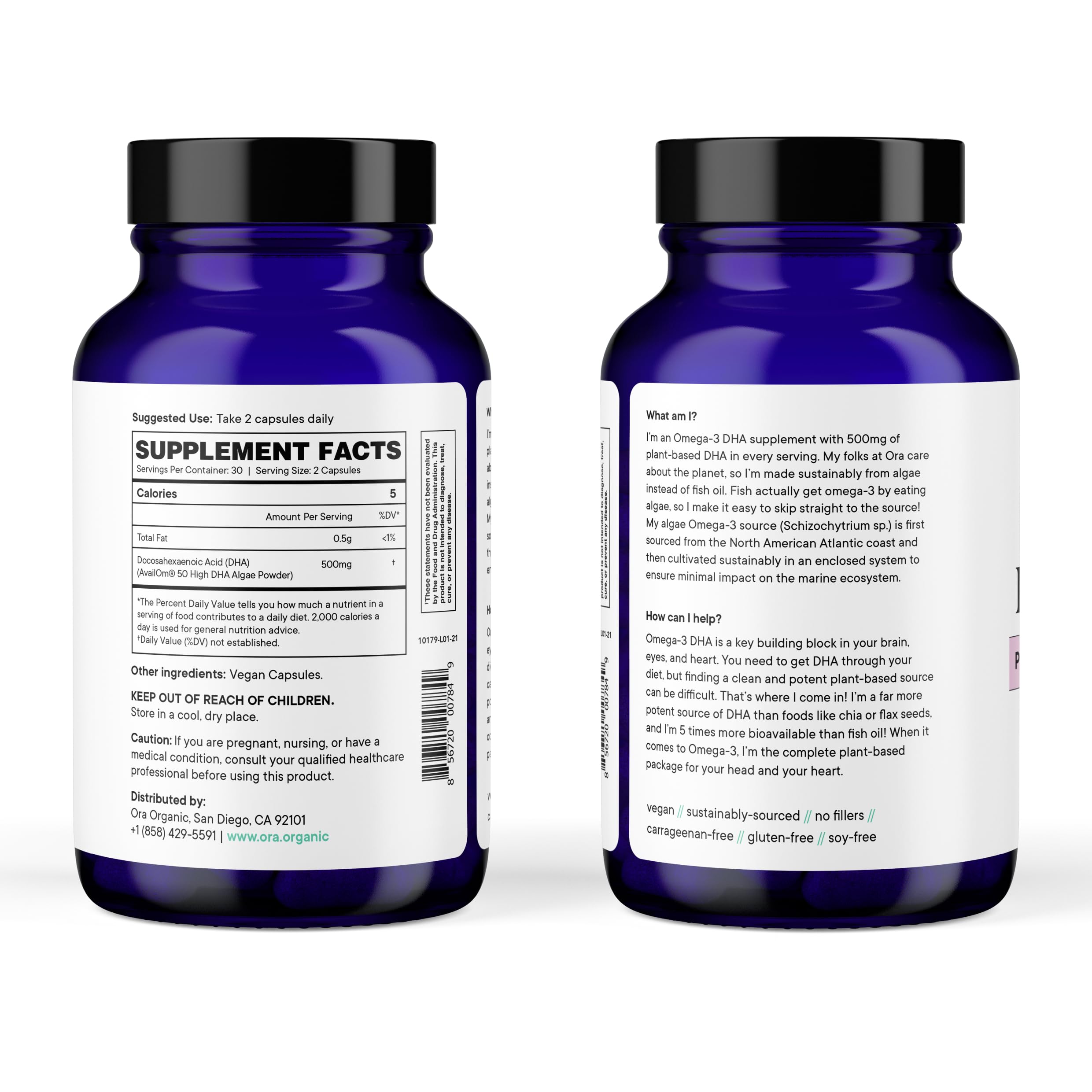 Sustainable algae source for Omega-3 DHA