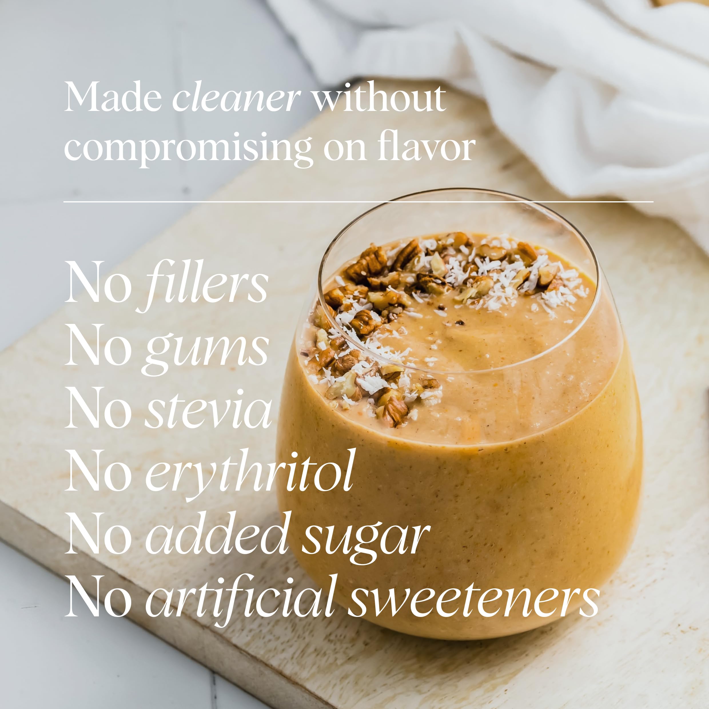 Shaker with Ora Organic Vanilla Chai protein shake
