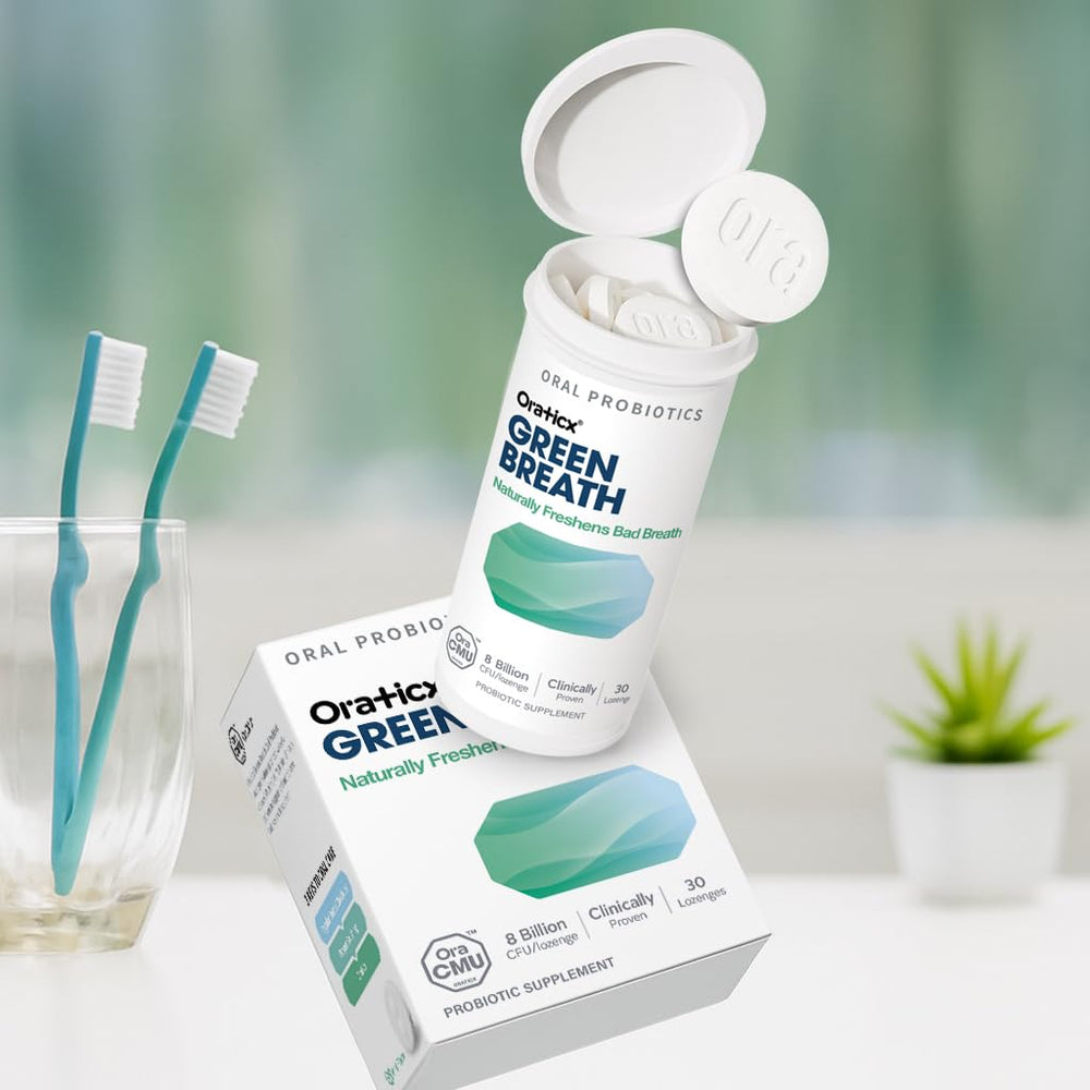 Lozenges dissolving in mouth for probiotic release