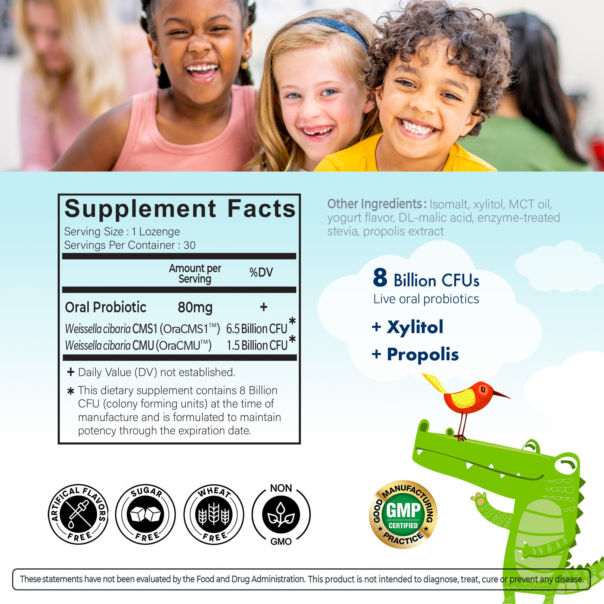 For children ages 3 and older
