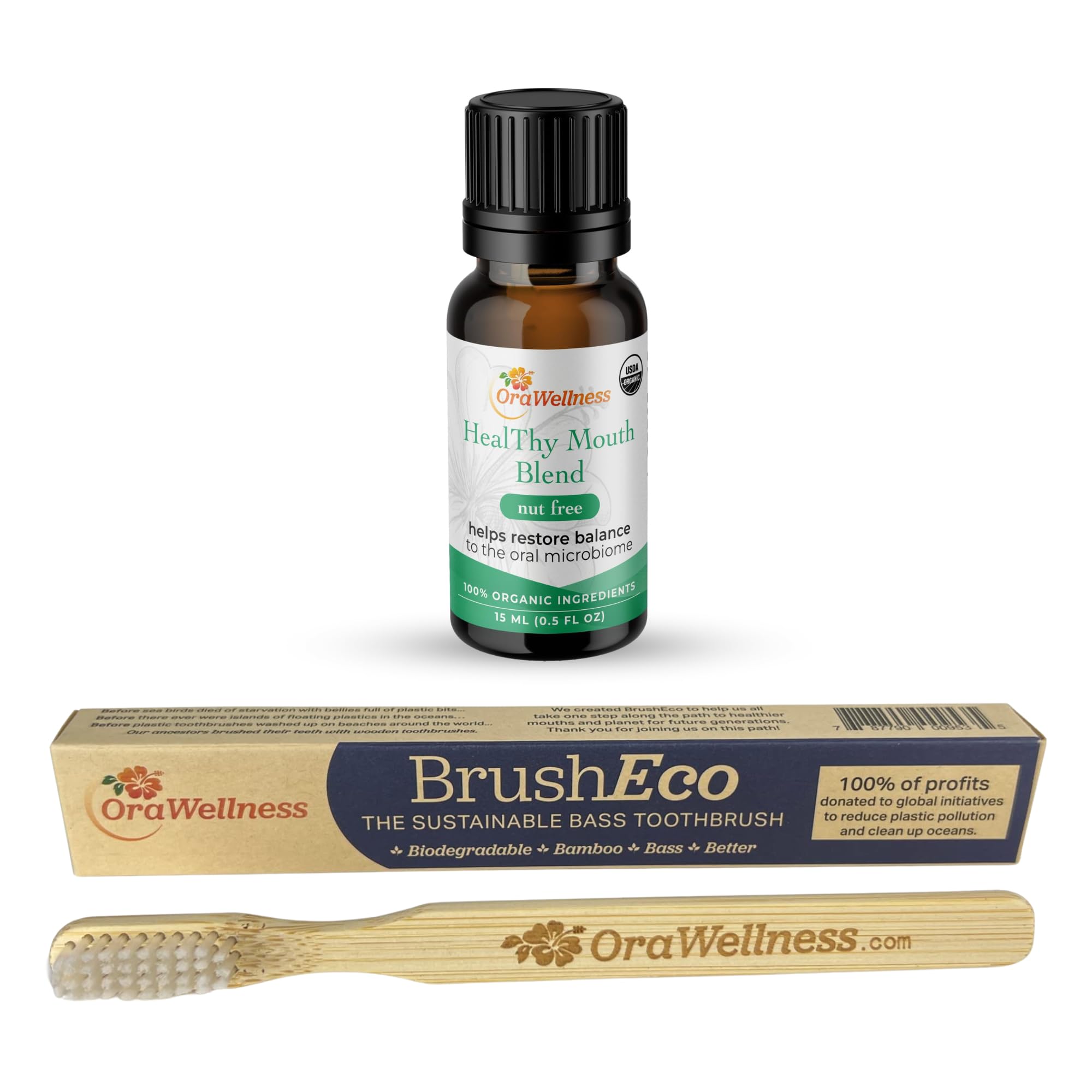 OraWellness Nut Free Tooth Oil bottle 0.5 oz