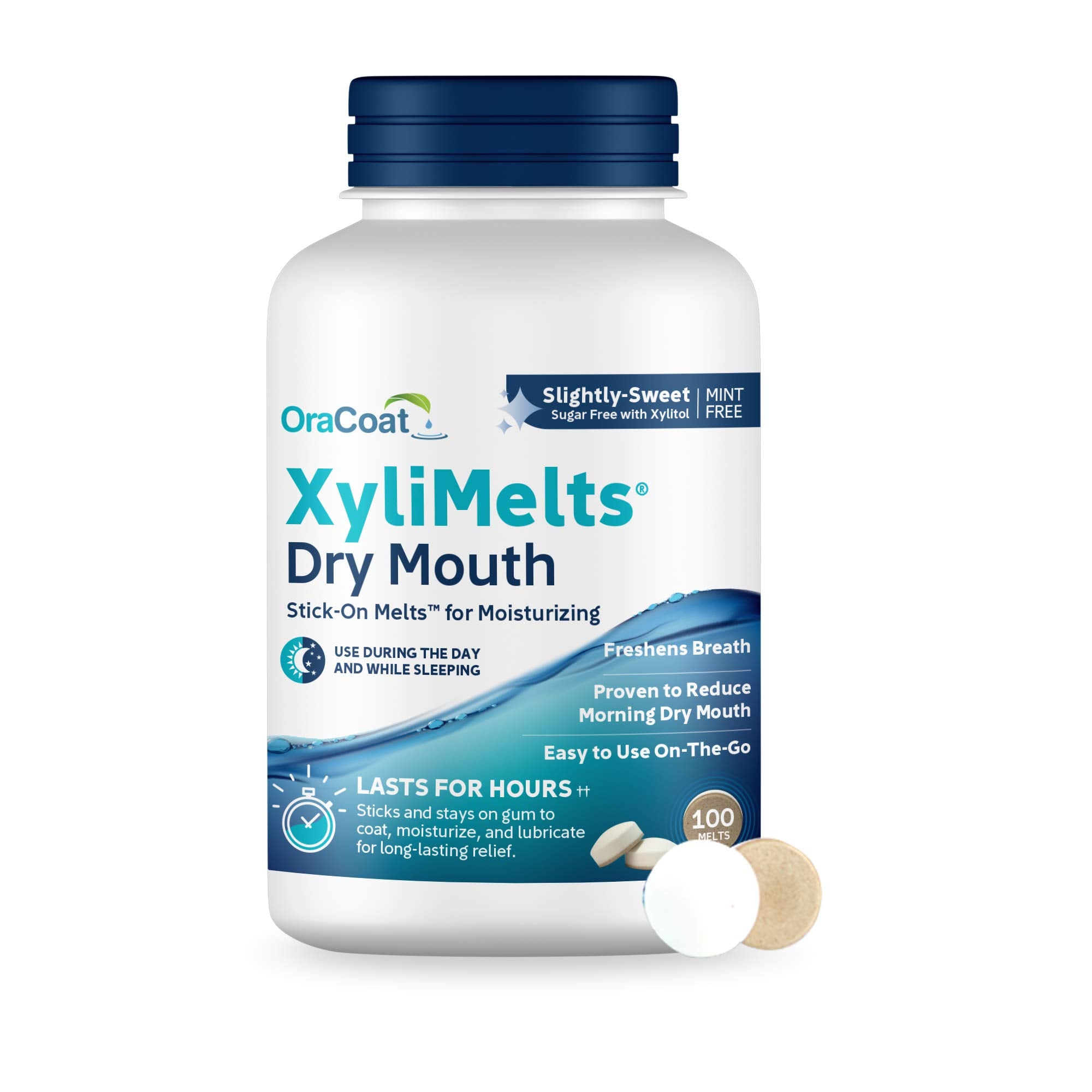 Oracoat XyliMelts blister packaging with discs inside