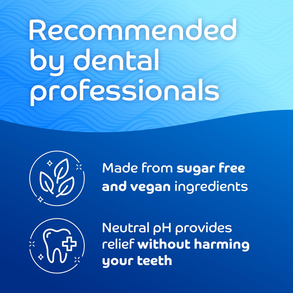 XyliMelts with pH 8 neutralizing acids for dry mouth relief