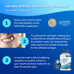 Disc releasing xylitol to stimulate saliva