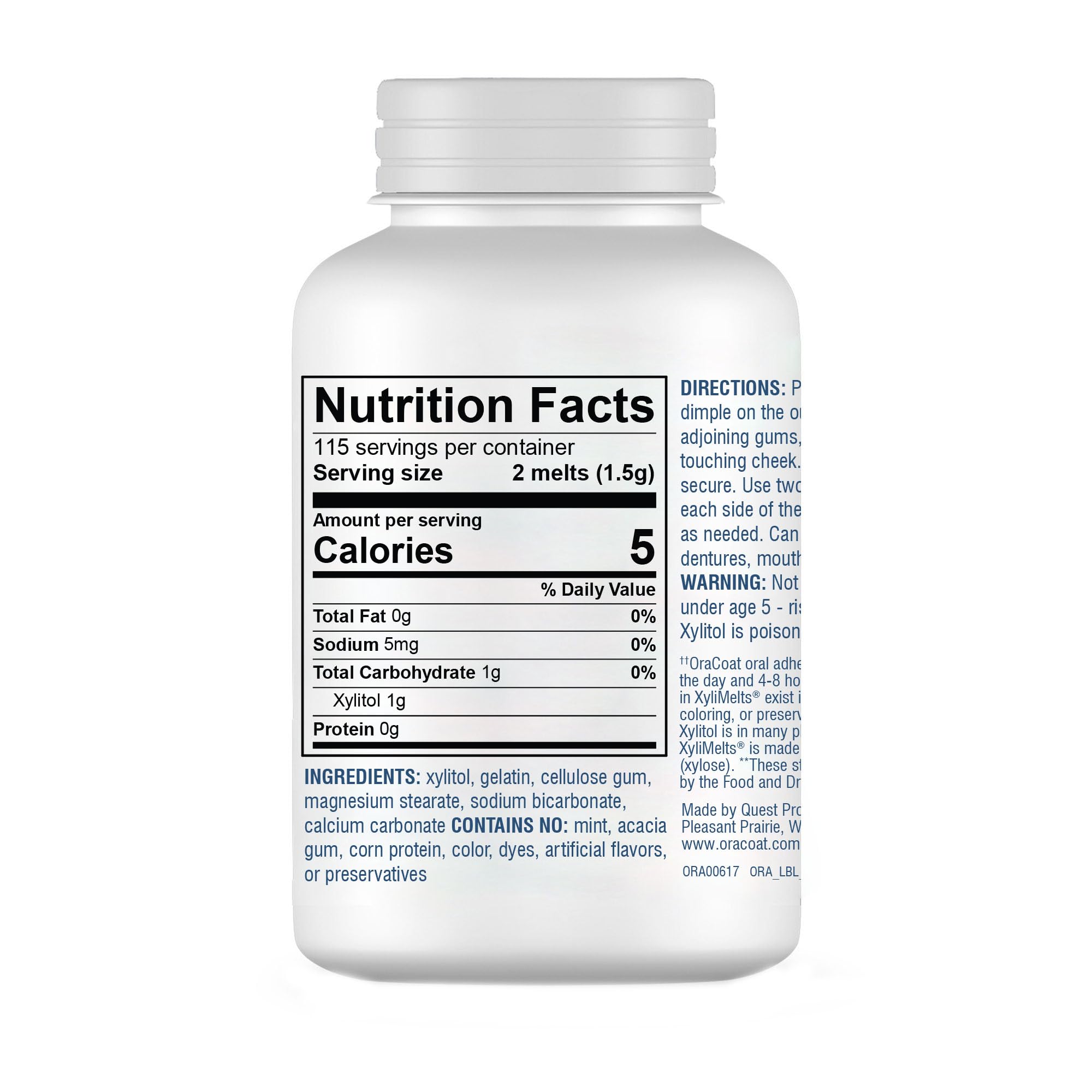 OraCoat XyliMelts 230-count packaging