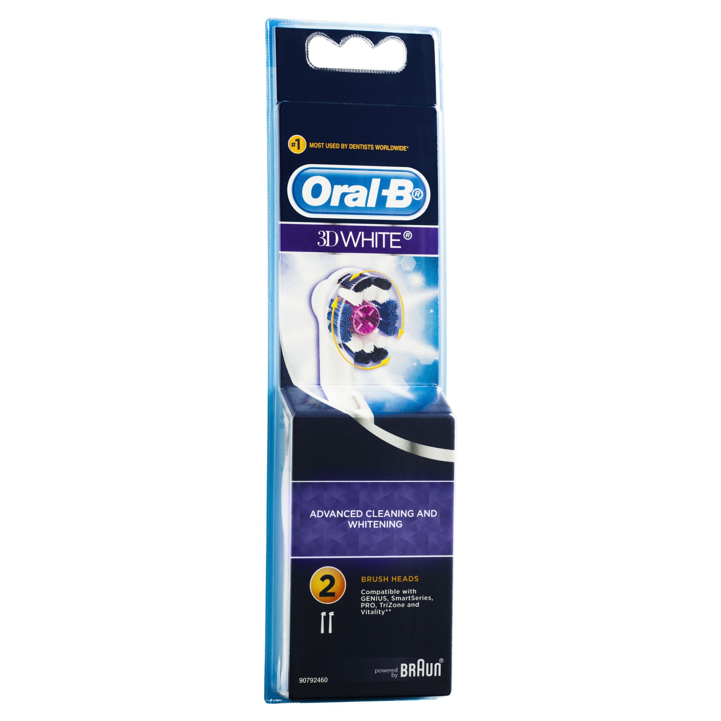 Oral-B 3D White replacement heads for whitening and gum care