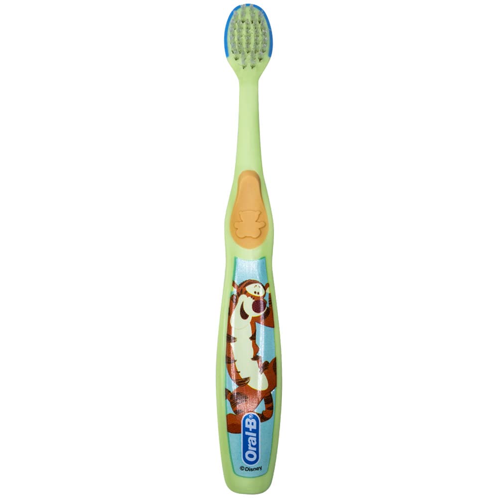 Packaging showing 3-pack Oral-B Baby Pooh toothbrush