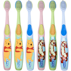Close-up of baby-soft bristles for tender gums