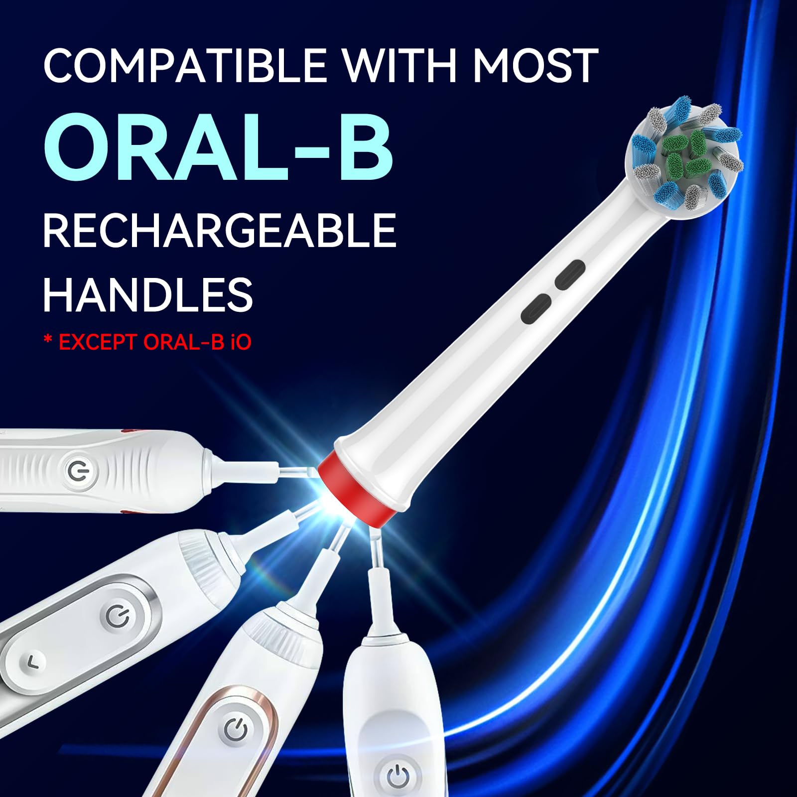 Oral-B/Braun-compatible replacement heads four-pack (image 1)