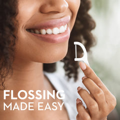 Oral-B Burst of Scope Fresh Mint floss picks packaging and branding