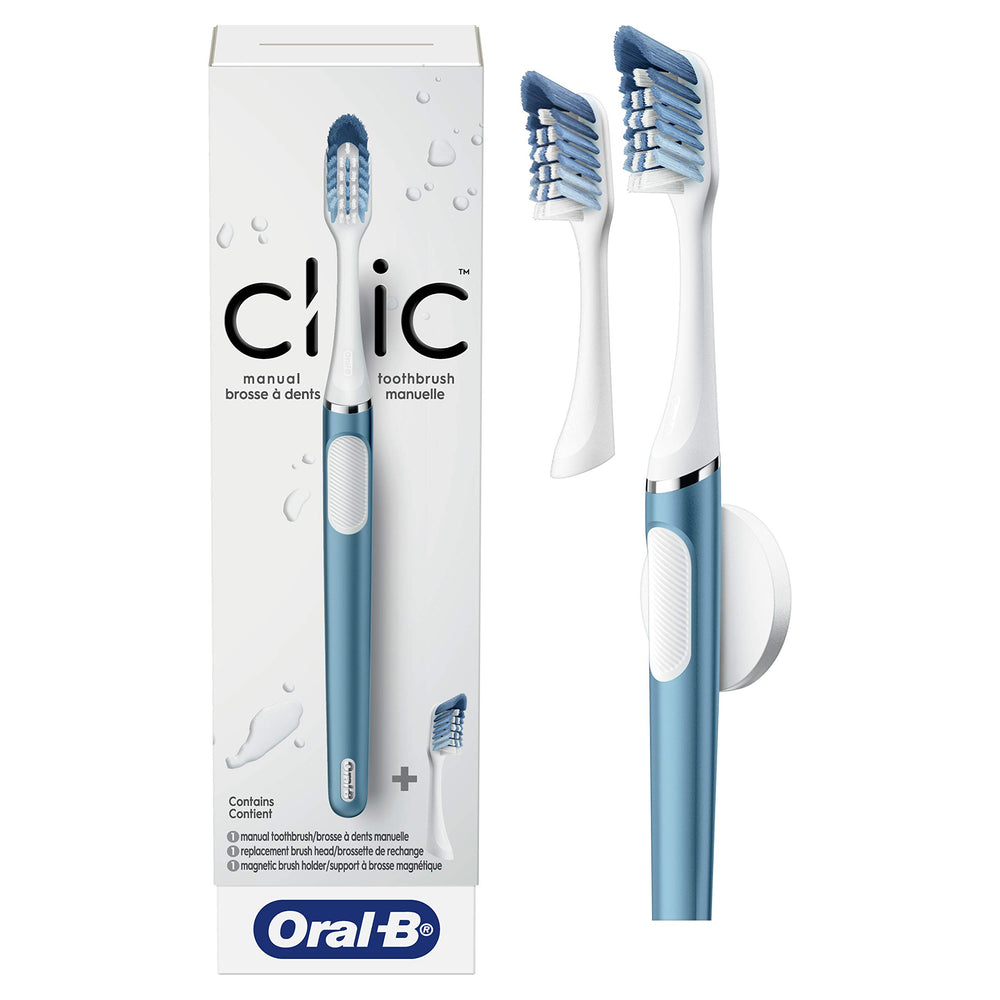 Oral-B Clic Alaska Blue packaging and product image