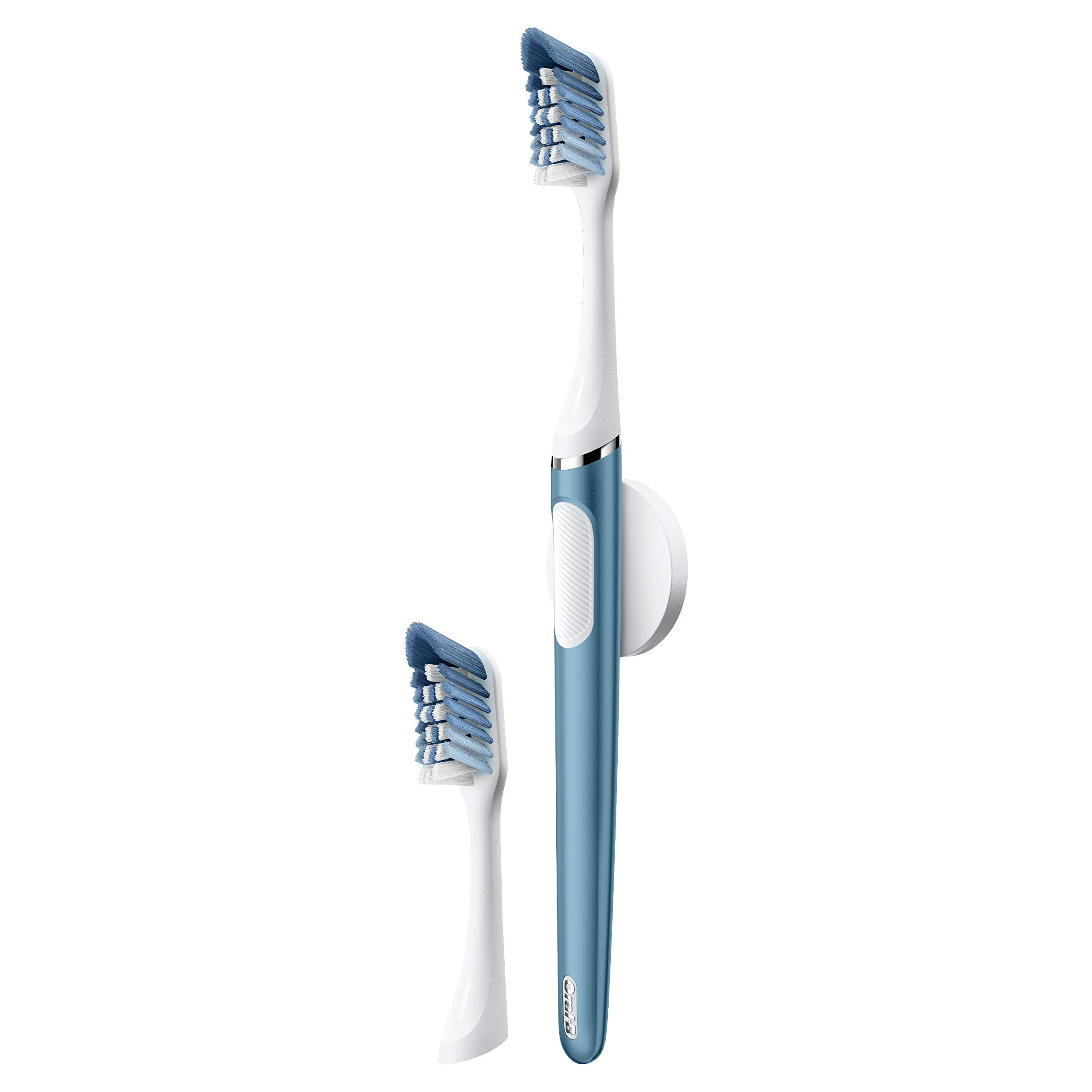 Magnetic brush mount for Oral-B Clic toothbrush
