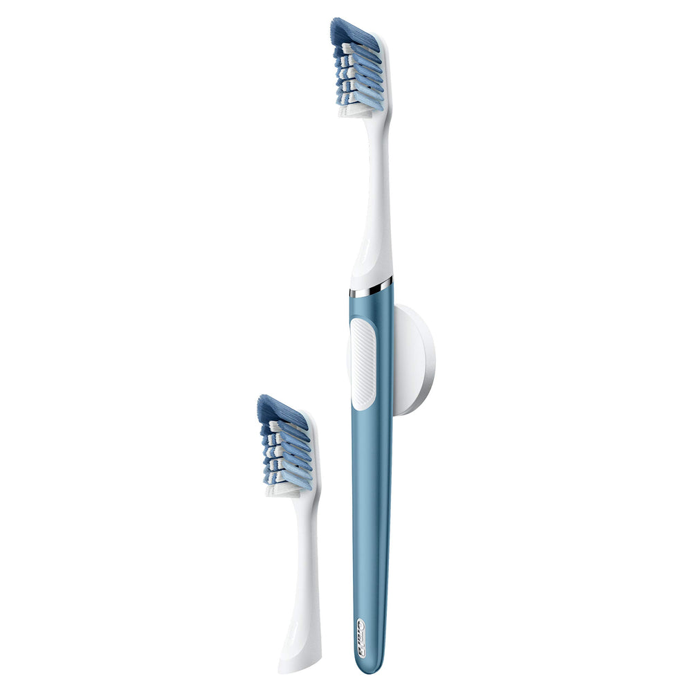 Magnetic brush mount for Oral-B Clic toothbrush