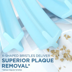 Three packs of Oral-B Clic replacement heads in black