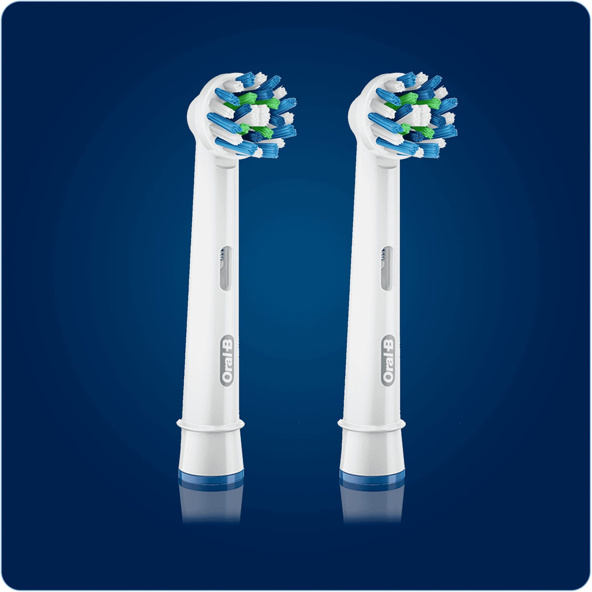 Bristles angled at 16 degrees of Oral-B CrossAction